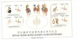 Hong Kong 1984 Jockey Club Centenary S/S MNH - Ungebraucht