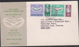 Hong Kong 1965 ICY Addressed FDC - FDC