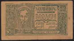 NORTH VIETNAM 1948/9   BANKNOTE  PICK 27c    N°  XV065 BL075   F - Vietnam