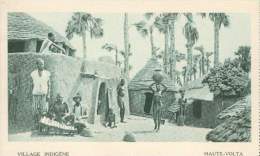 HAUTE-VOLTA CPA VILLAGE INDIGENE AU VERSO PUB EXPO COLONIALE 1931 TB - Burkina Faso