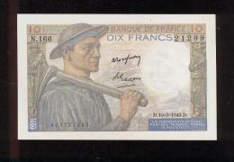 10  Francs Mineur  -   1949 - 10 F 1941-1949 ''Mineur''