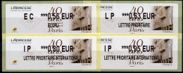 FRANCE (2013). ATM - Vignette LISA - L´ADRESSE Musée La Poste, 40 Ans Boulevard Vaugirard, Paris - Post Museum - 2010-... Geïllustreerde Frankeervignetten