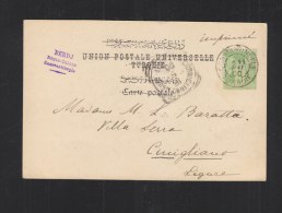 CP Constantinople 1900 Pour L'Italie - Lettres & Documents