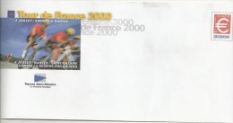 PAP TIMBRE EURO TOUR DE FRANCE 2000 NANTES /ST NAZAIRE NEUF - Radsport