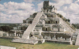 México, Estado/État/State Campeche, La Piramide De Cinco Pisos, Edzna, Mayan Civilization, Circulante No - Mexico