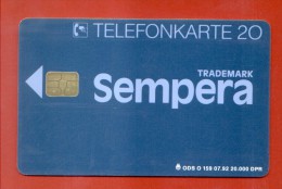 GERMANY: O-159 07/92 "Trademark Sempera" Used - O-Serie : Serie Clienti Esclusi Dal Servizio Delle Collezioni