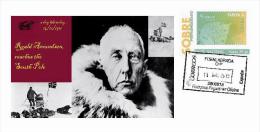 Spain 2013 - Ephemeris - 14 December 1911 - Arrival To South Pole Of Roald Amundsen Cancelled Cover - Esploratori