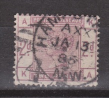 Engeland United Kingdom, Great Britain, Angleterre, Queen Victoria, SG 189, Y&T 78 MICHEL 74 Nice Cancel HAMILTON - Used Stamps