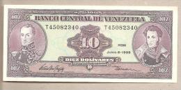 Venezuela - Banconota Non Circolata Da 10 Bolivares - 1995 - Venezuela