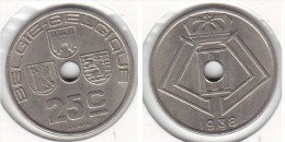 25 CENTIMES Léopold III 1938 Fl/Fr - 25 Cents