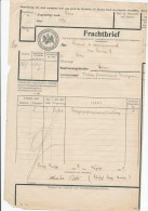 Lettre De Voiture Allemande 14/18 - Cachet De Gare Belge BARRY MAULDE Et Allemand MONS  -- 21/906 - Autres & Non Classés