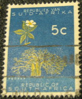 South Africa 1961 Baobab Tree 5c - Used - Oblitérés