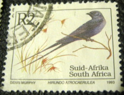 South Africa 1993 Bird Hirundo Atrocaerulea 2R - Used - Gebruikt