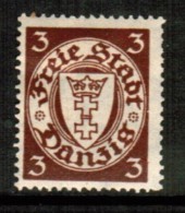 DANZIG    Scott  # 168*  VF HINGED - Ungebraucht