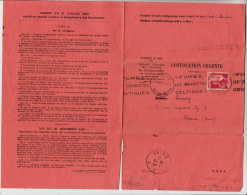 Convocation Du Service Central Des Examens Du Baccalauréat - Université De Paris - 1937 - Diplômes & Bulletins Scolaires