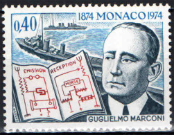 MONACO - 1974 - GUGLIELMO MARCONI - NUOVO - MNH - Unclassified