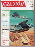 GALAXIE ANTICIPATION  N° 16 Août 1965. (2ème Série) OPTA. Voir Sommaire. - Other & Unclassified