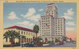 Arizona Phoenix Post Office And Hotel Westward Ho N Central Avenue - Phönix