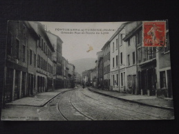 PONTCHARRA-sur-TURDINE (Rhône) - Grande-Rue Et Route De LYON - Voyagée Le 15 Juillet 1918 - Pontcharra-sur-Turdine