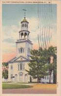 Vermont Bennington Old First Congregational Church 1955 - Bennington
