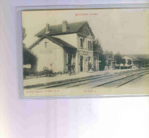 LAMARCHE (Vosges) - La Gare - Animée - Lamarche