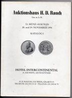 Catalogue Vente Aux Enchères Monnaies Médailles - Münz Auktion H.D. Rauch Wien Autriche 1994 - Livres & Logiciels