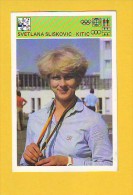 Svijet Sporta Cards - Svetlana Slišković - Kitić - Handbal