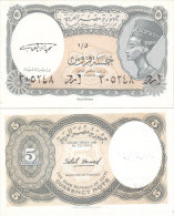EGYPT 5 PT. PIASTRES 1997 P-186 SIG/GHAREEB & SALAH HAMED UNC CV=$12.00 */* - Egypt