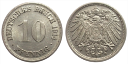10 Pfennig 1914 D (German Empire) - 10 Pfennig