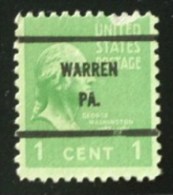 Presidential Series 1938 - Precancels