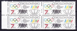 ** Tchécoslovaquie 1984 Mi 2750 (Yv 2569) Bloc De 4, (MNH) - Unused Stamps