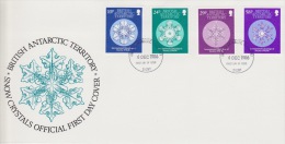 PLIS ANTARCTIQUE BRITISH 50eme Anniversaire Glaciologie 6-12-1986 - Covers & Documents