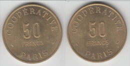 **** JETON - MONNAIE DE NECESSITE - 50 FRANCS 1995 COOPERATIVE MONNAIE PARIS **** EN ACHAT IMMEDIAT - Monétaires / De Nécessité