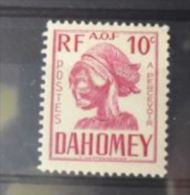 TIMBRE DAHOMEY  YVERT N° 20 TAXE - Unused Stamps