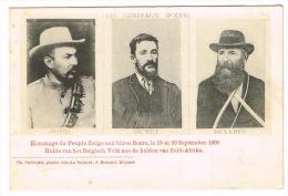 "Hommage Du Peuple Belge Aux Héros Broers Septembre 1902 - Hulde Van Het Belgisch Volk Aan De Helden Van Zuid Afrika" - Celebridades