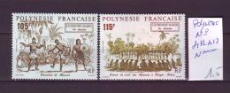 FRANCE. TIMBRE. POLYNESIE. POSTE. N°.....411.412. - Nuevos