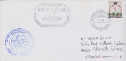 PLIS ANTARCTIQUE   +cachet  Ant-vi Polarstern +georg-von-neumayer-stati On31-12-1987 - Autres & Non Classés