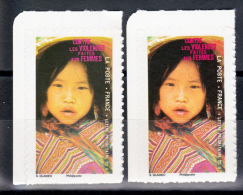 FRANCE VARIETE  N° YVERT ADHESIF 427  / MAURY  ADHESIF 430  FILLETTE ASIATIQUE  NEUFS LUXE - Unused Stamps