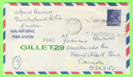ENVELOPPES ENTIERS POSTAUX - LONDON, 1984 - VIA AIR MAIL - PAR AVION - AÉROGRAMME - - Stamped Stationery, Airletters & Aerogrammes