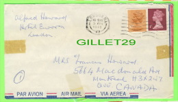 ENVELOPPES ENTIERS POSTAUX - LONDON, 1978 - VIA AIR MAIL - PAR AVION - AÉROGRAMME - - Luftpost & Aerogramme