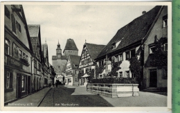 Rothenburg O. T., Am Markusturm, Verlag: Chr. Schöning, Lübeck Nr. 9434, POSTKARTE, Erhaltung: I-II, Unbenutzt - Rottenburg