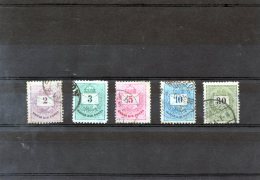 5 Valeurs  De 1874/76 O/b - Nuevos