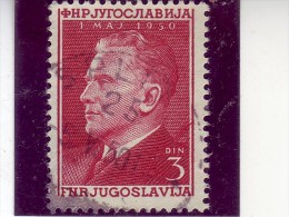 TITO-PRESIDENT-LABOUR DAY-1of MAY-POSTMARK-SPLIT-CROATIA-YUGOSLAVIA-1950 - Used Stamps