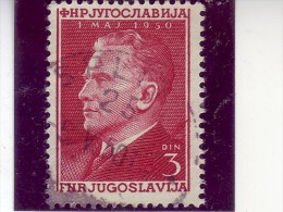 TITO-PRESIDENT-LABOUR DAY-1of MAY-POSTMARK-SPLIT-CROATIA-YUGOSLAVIA-1950 - Oblitérés