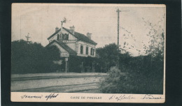 Gare De PRESLES (carte Précurseur écrite En 1903) - Presles