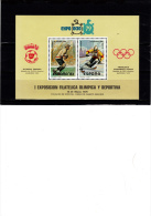 SPAGNA  1979 - Foglietto Ricordo - Calcio - Sci - Olimpiade - Commemorative Panes