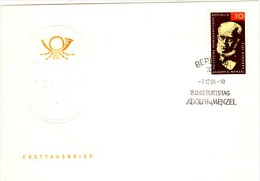 HC-L31 - ALLEMAGNE ORIENTALE N° 789 Sur FDC 150e Anniv. Adolph Von MENZEL 1965 - 1950-1970