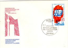 HC-L33 - ALLEMAGNE ORIENTALE FDC Conférence Des Partis Communistes Européens 1976 - 1971-1980