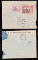 Brazil 1935 Cover With Advertising Cinderella PORTO ALEGRE To DIAMANTE Argentina - Brieven En Documenten