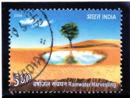 2006 India - Rainwater Harvesting - Used Stamps